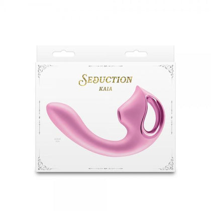 Seduction Kaia Metallic Pink Air-Pulse Clitoral and G-Spot Vibrator - Model 5141 - Women - Seduction - Breathtaking Pleasure