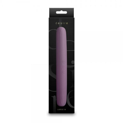 Desire Sensual Exploration Dual-Ended Silicone Vibrator D1 for Women - Mauve - Adult Naughty Store