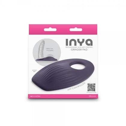 Feel intense pleasure with INYA Grinder Gray Hands-Free Vibrating Pad for Solo or Partner Play - Adult Naughty Store