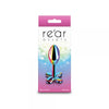 Clover Multicolor Lightweight Chrome-Plated Aluminium Anal Toy for All Genders - Rear Assets Model R-300 - Anal Penetration - Multicolor - Adult Naughty Store