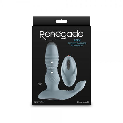 Renegade Apex Gray Prostate Massager - Model G137, Ultimate Pleasure for Men - Adult Naughty Store