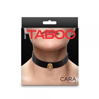 Hustler Taboo Cara Collar - Bondage Neck Restraint for Women - Model #CC-001 - Black
