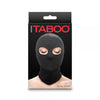 Hustler Taboo Eyes Hood Black commands attention as the ultimate sensory deprivation tool for BDSM play. Featuring a luxurious nylon construction, this one-size-fits-most hood with just the e - Adult Naughty Store