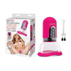 Lux Fetish Rechargeable 4-Function Auto Pussy Pump with Clit Clamp - Model LP-500 - Female - Clitoral Stimulation - Pink - Adult Naughty Store