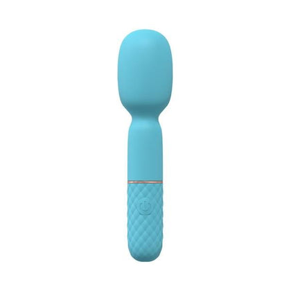 Loveline Bella 10 Speed Vibrating Mini-wand Silicone Rechargeable Waterproof Blue - Elegant Clitoral Vibrator for Women
