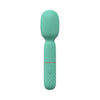 Loveline Bella Mini-Wand Vibrating Silicone Rechargeable Waterproof Toy - Model 10, Female Clitoral Stimulation, Green - Adult Naughty Store