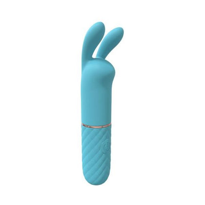 Loveline Dona Silicone 10-Speed Vibrating Mini-Rabbit 10000 RPM Clitoral Stimulator Blue - For Her