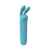 Loveline Dona Silicone 10-Speed Vibrating Mini-Rabbit 10000 RPM Clitoral Stimulator Blue - For Her - Adult Naughty Store