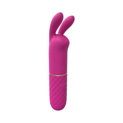 Loveline Introduces: Dona Mini-rabbit Silicone Vibrator - 10 Speed, Rechargeable, Waterproof Pink - For Clitoral Stimulation