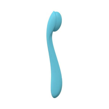 Introducing the Loveline Juicy 10 Speed Flexible Vibrator Model JJ-100, a Luxurious Blue Rechargeable Silicone G-Spot Stimulator for Women.