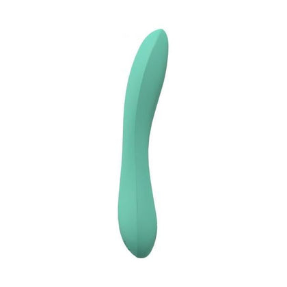Introducing the Excelsior Loveline Lust 10 Speed Flexible Vibrator - Model LL-10, for Women, designed for Clitoral and G-Spot Stimulation, in Serene Green