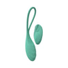 Introducing the Loveline Passion 10 Speed Remote Control Egg Vibrator Model F1X10200 for Women - Green - Adult Naughty Store