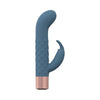 Loveline Devotion Mini-Rabbit Vibrator Model 10 for Women - Clitoral & G-spot Stimulation - Blue/Grey - Adult Naughty Store