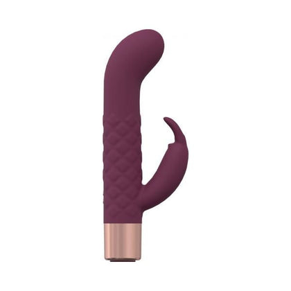 Loveline Devotion 10 Speed Mini-Rabbit Silicone Rechargeable Waterproof Burgundy - Premium Clitoral and G-Spot Vibrator
