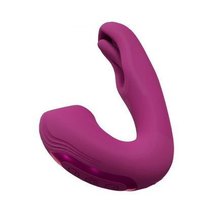 Introducing the VIVE YUNA Rechargeable Dual Motor Airwave Vibrator with Innovative G-spot Flapping Stimulator in Pink: Your Ultimate Pleasure Companion by We-Vibe.