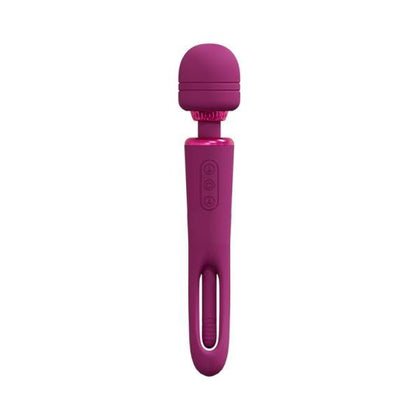 Vive Kiku Rechargeable Double Ended Wand G-spot Flapping Stimulator Vibrator VR101 Pink - Adult Naughty Store