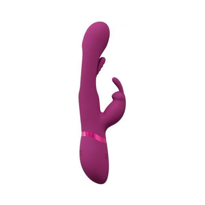 VIVE MIKA Rechargeable Triple Motor Vibrating Rabbit - Model F1 10-speed G-Spot Flapping Stimulator - Pink - Women's Intimate Pleasure Device