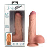 Jock Uncut 8.7 In. Dual Density Silicone Dildo With Balls Light - Adult Naughty Store