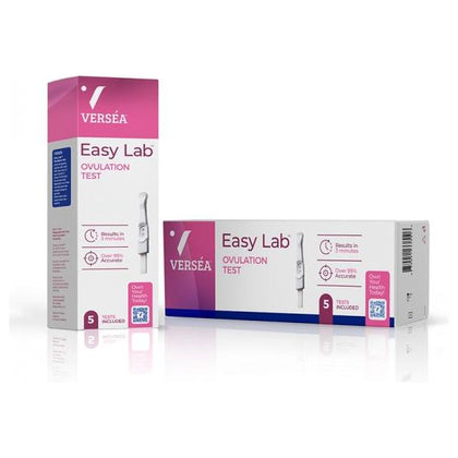 VersÃ©a EasyLab Ovulation Test 5-Pack - Reliable Ovulation Predictor for Women - Fast, Accurate Results - Pink