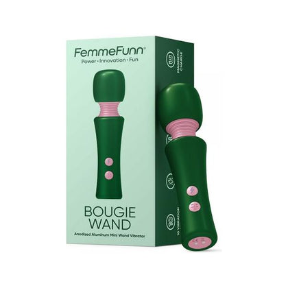 Femmefunn Bougie Wand - Luxury Metal G-Spot Vibrator for Women - Model Green476