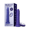 Femmefunn Thruster Shaft Dark Purple Liquid Silicone Realistic Thrusting Dildo Model TF-123 for Women's G-spot Stimulation - Adult Naughty Store