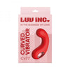 Luv Inc CV77 Mini Curved Vibrator for Women: Red - Adult Naughty Store