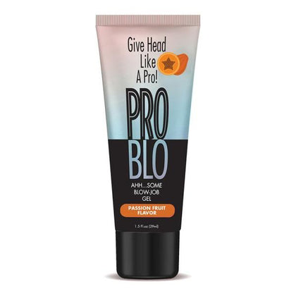 Pro Blo Passion Fruit 1.5 Oz. Oral Pleasure Gel for Enhanced Pleasure and Sensual Delight - Unleash Your Oral Expertise with this Exquisite Lubricant
