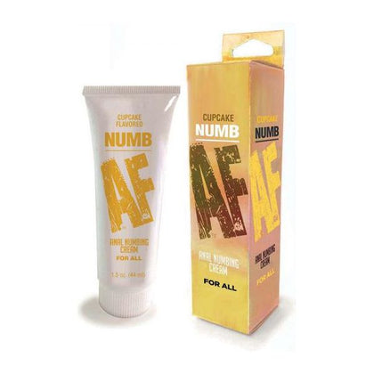 Introducing the Sensual Delights Numb AF Anal Desensitizer Cupcake 1.5 Oz - The Ultimate Pleasure Enhancer for Anal Play!