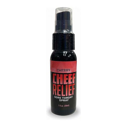 Cheef Relief Throat Spray - Soothing Cherry Flavor for Instant Relief from Throat Irritation and Soreness