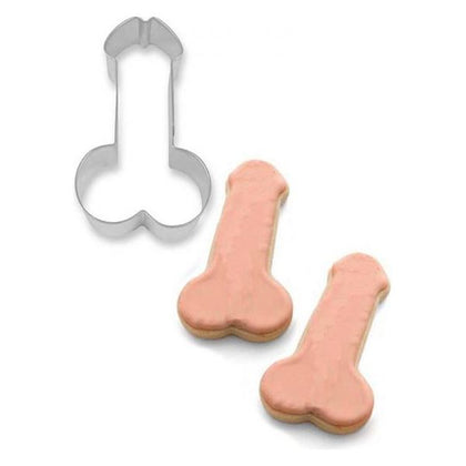 Introducing the Exquisite Stainless Steel Glitterati Penis Cookie Cutter - Model GPC-4: A Whimsical Delight for Creative Culinary Adventures in Sparkling Charm and Magic - Adult Naughty Store