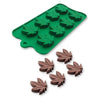 Silicone Cannabis Leaf Mold - Create Exquisite Chocolates, Candies, and Ice Shapes with Ease - Adult Naughty Store