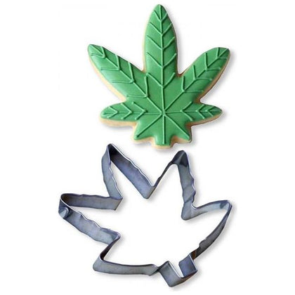 Introducing the Herbal Delights Cannabis Cookie Cutter - The Perfect Tool for 420-Inspired Culinary Creations! - Adult Naughty Store