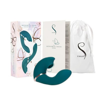 Swan The Monarch Transformer Teal Dual-Action G-Spot and Clitoral Stimulator
