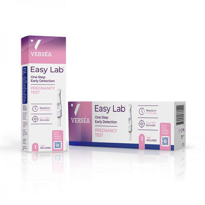 Verséa EasyLab Pregnancy Test 1 Test: Lab-Quality 3-Minute Early Detection Pregnancy Test for Women - White