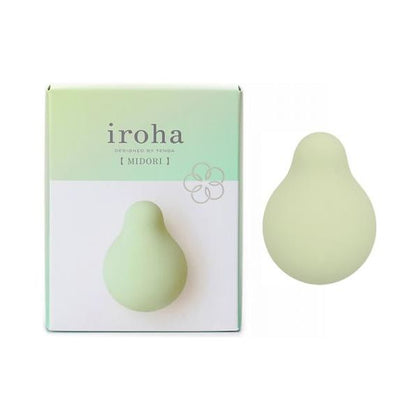 Introducing the Iroha Midori Soft Touch Silicone Vibrator - Model IM-001: A Versatile Pleasure Companion for All Genders, Delivering Sensational Stimulation to Every Inch of Your Body in a Luscious Green Hue.