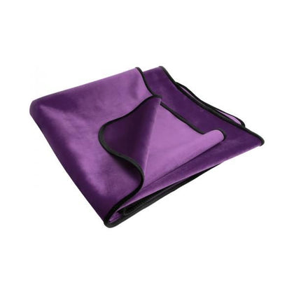 Liberator Fascinator Throw Mini Purple - Plush Waterproof Sex Toy Accessory for Messy Pleasure