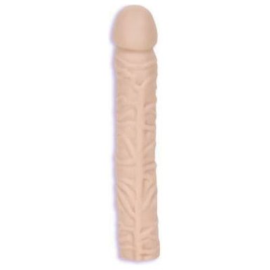 Doc Johnson Classic 10-Inch Beige Realistic Dong for Ultimate Pleasure - The Perfect Pleasure Companion for Those Seeking Extra Size and Intense Sensations