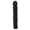 Doc Johnson Classic 10-Inch Black Dong - Model D10B - Unleash Intense Pleasure for All Genders and Multiple Pleasure Zones - Adult Naughty Store