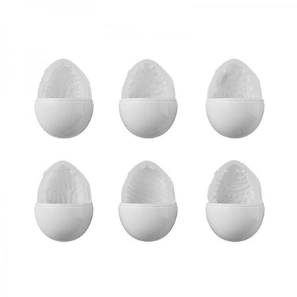 Introducing the Lovense Kraken6 Pack Masturbator Eggs: Versatile Stroker Set for Men, Featuring Six Unique Textures for Varied Sensations, in Discreet and Transportable Pocket-Sized Shells