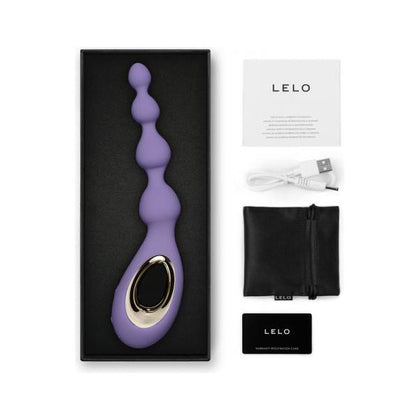 Lelo Soraya Beads™ SB-01 Anal Beads Massager - Unisex Pleasure - Purple
