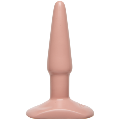Doc Johnson Classic Butt Plug Small Beige Colored - Model #123456 - Unisex Anal Pleasure Toy