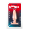 Doc Johnson Classic Butt Plug Smooth Medium Beige - Intermediate Anal Toy (Model No. 5.5) for Pleasurable Backdoor Stimulation