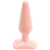 Doc Johnson Classic Butt Plug Smooth Medium Beige - Intermediate Anal Toy (Model No. 5.5) for Pleasurable Backdoor Stimulation