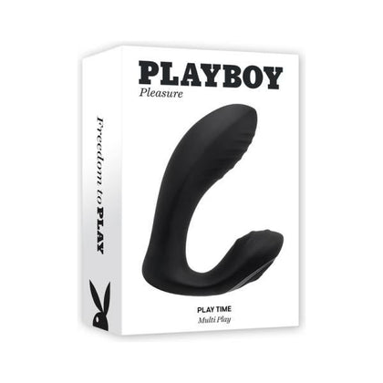 Playboy Play Time Rechargeable Silicone G- And P-Spot Vibrator Model PT-2021 - Unisex Multi-Erogenous Zone Stimulation Purple