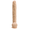 Doc Johnson Dick Rambone 18 Inches Realistic Dildo with Suction Base - Pleasure for All Genders - Beige