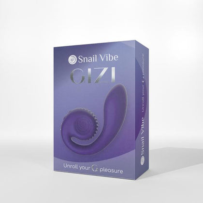 Introducing the LuxeVibe Snail Vibe Gizi Purple: The Ultimate Dual Stimulation Vibrator for Women - Model SVG-001 🌟