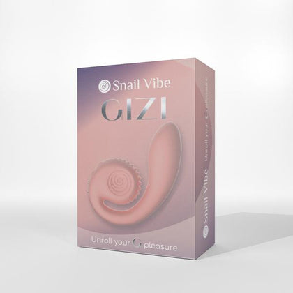 Luxe Pleasure Gizi SN-VB02 G-Spot and Clitoral Stimulator in Peachy Pink for Women