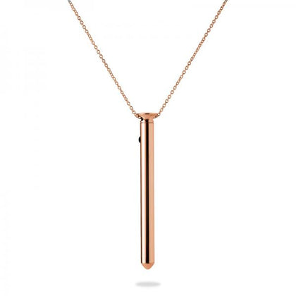 Crave Vesper 2 Rose Gold Vibrator Necklace: Premium Intimacy Jewellery for Women - Submersible Design with Subtle Elegance