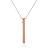 Crave Vesper 2 Rose Gold Vibrator Necklace: Premium Intimacy Jewellery for Women - Submersible Design with Subtle Elegance