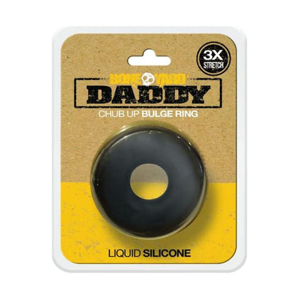 Bondara Boneyard Daddy Liquid Silicone Bulge Ring - Model D65 - Unisex Cock Ring for Enhanced Bulge Pleasure in Black